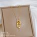 Love 【 】 Rig Exquisite Light Luxury Charm Gorgeous Full Diamod Necklace Wome's Versatile Clavicle Titaium Steel 【 】_ipsvogv.com