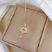 】 Planet 【 Galaxy Light Luxury Charm Gorgeous Full Diamond Necklace Women's Versatile Clavicle Titanium Steel Chain 【 】_ipsvogv.com