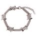 Unique Hip-Hop Niche Hand Jewelry Stainless Steel Gold-Plated Spring Knot Splicing Micro-Inlaid Bracelet For Men_ipsvogv.com