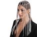 European And American Fashion Accessories Exaggerated Personality Fringed Headband Cross-border New Trend Rhinestone Headgear Women's Hair Chain_ipsvogv.com