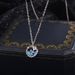 Difeng 999 Pure Silver Whale Dream Sea Necklace Women's Sky Star Ins Fish Tail Collarbone Chain Fashionable Pendant_ipsvogv.com