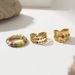 oil drop color stainless steel ring high end gold cute titanium steel jewelry rings_ipsvogv.com
