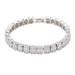 Men’s Jewelry Set FashionHip Hop Step Square Zircon Hip Hop Bracelet Men's Fashion Trend Hiphop Square And Round Zircon Mixed Inlay Bracelet_ipsvogv.com