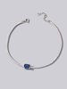 Simple S925 silver retro bracelet for women inlaid cultivated emerald jewelry_ipsvogv.com