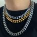 Stainless Steel Engraved Necklace Jewelry Cuban Ins Style Fashion Hip Hop Titanium Steel Men's Chain_ipsvogv.com