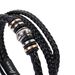 hot selling ethnic style braided bracelet stainless steel bracelet men's multi layer braided leather rope magnetic buckle bracelet batch_ipsvogv.com