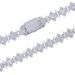 Hip Hop New Tennis Chain Diamond Zircon Necklace Fashion Trend Hip Hop Rap Necklace_ipsvogv.com