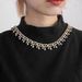 New Hip-hop Full Diamond Cuban Chain, 8-line Pig Nose Necklace, Coffee Lentil Irregular Men's Neck Chain_ipsvogv.com