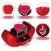 Women’s Jewelry Set Fashion Rose Jewelry Box with Heart shaped Necklace Fashion Love Pendant Mother's Day Christmas Gift_ipsvogv.com