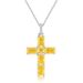 S925 Silver Cross High Carbon Diamond Pendant Rap Hip Hop Men And Women Clavicle Chain High Grade_ipsvogv.com