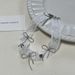 Fashion Lace Bow Rivet Pentagram Tassel Necklace For Women Double Layer Choker Design Sense Collarbone Chain_ipsvogv.com