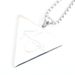 Student Singer Rap DJ Hip Hop Hairstylist Geometric Triangle Pendant Titanium Steel Men's And Women's Necklace Sweater_ipsvogv.com