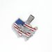 Flag Drip Oil Full Diamond Alloy Pendant American Independence Day Hip Hop Men's Necklace Jewelry_ipsvogv.com