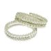Korean version of fashionable versatile personalized diamond inlaid pearl three-layer spiral wide bracelet and bracelet,_ipsvogv.com