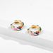 Women's Jewelry Copper Enamel Retro Hoop Earrings Micro Inlaid Color Earrings Fashionable And Versatile Oil Drop Earrings_ipsvogv.com