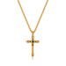 Men's Jewelry Retro Cross Titanium Steel Pendant Personalized Stainless Steel Punk Style Necklace_ipsvogv.com