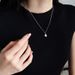 French Style Light Luxury Freshwater Pearl Full Body Silver Necklace With A Simple And High-end Feel, Fashionable Pea Pod Collarbo_ipsvogv.com