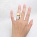 Light Luxury Fashion Hand Decoration Geometric Square Smooth For Men With Gold Plated Micro Set Zircon Stone_ipsvogv.com