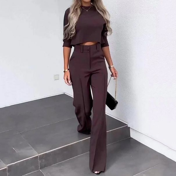 Women's Clothing Fashion casual suit women's two-piece suit women's wear_ipsvogv.com