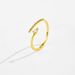 Women's Jewelry S925 Sterling Silver Adjustable Open Ring With Micro-Pave Zirconia - Geometric Irregular Design Stackable Index Finger Ring_ipsvogv.com