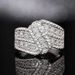 Cao Shi's New Creative With Female Personality Curve Swing Arm Design And Accessories, Full Diamond Boutique Ring_ipsvogv.com