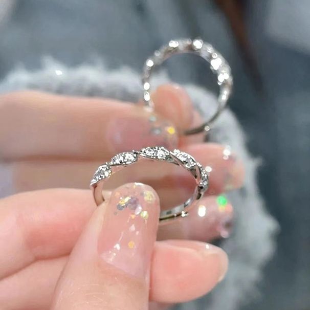 S999 Sterling Silver Entangled Love River For Women's Fashion, Simple, Light Luxury, Exquisite, And Unique Design, High_ipsvogv.com