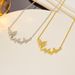 Korean Light Luxury Zircon Butterfly Pendant Necklace For Women's Fashion, Cold And Individualized Charm, Collarbone_ipsvogv.com