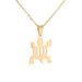 fashion African symbol stainless steel pendant necklace Adinkra Gye Nyame titanium steel African necklace_ipsvogv.com