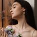 Women's Jewelry Retro Circle Straw Hat Earrings Light Luxury High End Design Sense Fashion Temperament Simple Versatile Earrings_ipsvogv.com