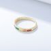 Women's Jewelry S925 Sterling Silver Micro Inlaid Square Rainbow Zircon Ring Ladies Fashion Ring Jewelry_ipsvogv.com