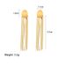 Irregular, High-end, Stylish, Simple Titanium Steel Metal Round Brand Blade, Tassel Earrings For Women_ipsvogv.com