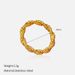 Women’s Jewelry Set Fashion Cold Style Punk Ring Simple Gold Vacuum Electroplated Titanium Cast Steel Ring_ipsvogv.com