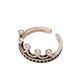 Fashion OL style women's personality, versatile crown, niche design ring, simple index finger ring_ipsvogv.com