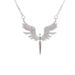 2023 Angel Wings Pendant Titanium Steel Necklace for Feminine Fade, Light Luxury Feminine Design Collar Chain_ipsvogv.com