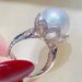 Women's Senser Holder Pearl Temperament Ring _ipsvogv.com