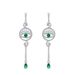 Devil's Eye Temperament Earrings S925 Silver Inlaid Nano Zirconium Earrings Earrings Light Luxury Fashion_ipsvogv.com