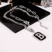 Alphabet necklace female alloy non-fading long sweater chain fashion personality net red autumn and winter 100 matching ornaments_ipsvogv.com