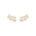 Women's Jewelry French Retro Pearl Earrings Light Luxury High End Design Fashion Temperament A Row Of Simple Earrings_ipsvogv.com