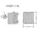 Unisex popular square thread ear pins for men micro inlaid zircon full diamond ear studs street fashion hip hop popular earrings_ipsvogv.com