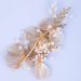 Bride Flower Headdress Handmade Golden Leaf Headband Wedding Makeup Hair Accessories Banquet Dress Hair Accessories_ipsvogv.com