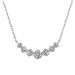 Seven Princess Mosang Stone Necklace W, Pure Silver, Luxury, Small and Popular Design, High Sense Collar Chain for_ipsvogv.com