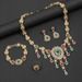 New personality temperament fashion exaggerated necklace four-piece jewelry set_ipsvogv.com