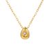 Women's Jewelry Simple Fashion Geometric Round Personality Niche Temperament Exquisite Zircon Pendant Necklace_ipsvogv.com
