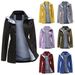 Women's Clothing new autumn and winter detachable hood windbreaker women women's clothing large size women's jacket raincoat_ipsvogv.com