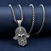 Hand of Fatima Hamsa Pendant ins men's necklace evil eye pendant hip hop necklace accessories_ipsvogv.com