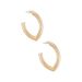 Atmospheric 2024 New High-end Ring Temperament Metal Hollow Ear Shaped Earrings_ipsvogv.com