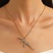 Punk Hip-hop Full Diamond Submachine Necklace Creative Personality Gun AK Pendant Jewelry For Men And Women_ipsvogv.com