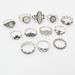 Unisex Fashion Retro Hand Set Diamond Ring Set Stacking Rings_ipsvogv.com