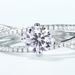 Three Lives Three Worlds Moissanite Ring S925 Silver Engagement Ring Light Luxury Niche Exquisite Gift For Girlfriend_ipsvogv.com