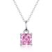 Willson Jewelry New S925 Sterling Silver Pendant Fashionable And Elegant Pink Ice Flower Cut High Carbon Diamond Manufacturer_ipsvogv.com